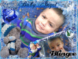 Baby Angel in Winter-Merry Christmas/ Bebe Angel en Invierno- Feliz Navidad.