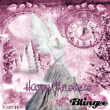 Pink Christmas Angel