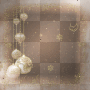 Snowflake BG Witth Gold Glitter©Mousey2011~Brown