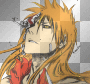 ichigo kurosaki. orange. hollow. red. boy. yellow. shinigami.bleach