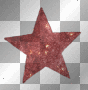 christmas star red transparent [1ֆ]