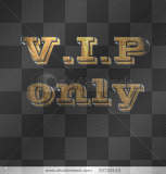 VIP Sign In Black & Gold!!!LW