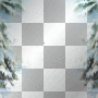 Frame snow trees 