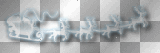 Deco blue winter reindeers 