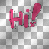 black pink emo font scrap deco