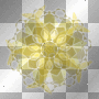Yellow deco transparent bg background circle by uky96
