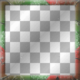 CADRE VERT ET ROUGE