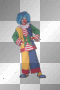 baby kinder fasching clown 