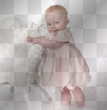 soave background baby pink white