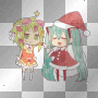 **gumi with miku**by kenagashi