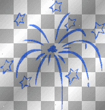 blue fireworks glitter ²u