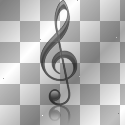 music note treble clef ²u
