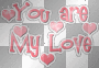 you are my love - pink heart ²u