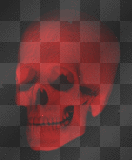 teschio 4 rosso
