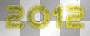 HAPPY NEW YEAR 2012 TEXT YELLOW