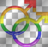 Rainbow Symbol Male Gay Pride.²u