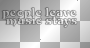 People leave, music stays (white and black transparent quote) [nermai]