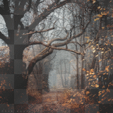 Fantasy animated background,Forest.