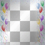 BIRTHDAY FRAME RAHMEN BALLOON