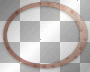 frame circle orange transparent scrap [1ֆ]