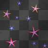 pink and purple star background
