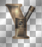 Steampunk abeceda alphabet Y