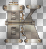 Steampunk abeceda alphabet K