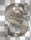 Steampunk abeceda alphabet S