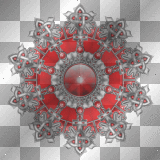 Steampunk deco circle background Celtic
