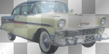 vintage car 57 belair chevy