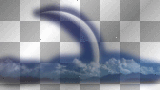 Sky Moon Clouds Night Background Bg blue transparent // ©®azySele