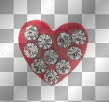 Jewelry Valentine emo vintage diamond heart