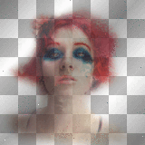 Fantasy woman face paint - make up asbb ©