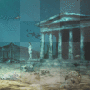 Kerstie: Fantasy Underwater City Atlantis Background Kerstie: Fantasy Underwater City Atlantis Background