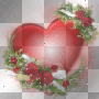 valentine heart flowers romantic bg 