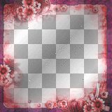 Vintage flower frame,pink.