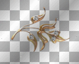 Gold Diamond Leaf Gem Jewel ²u