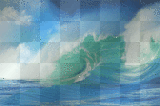 Seascape Blue Water Waves Animated Background_²u