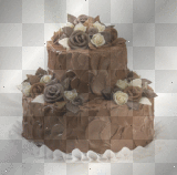 All chocolate birthday cake