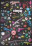 Pimpin Black Pink Blue Emo Background