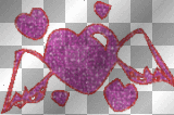 Purple Emo Heart