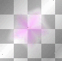 Flower pink transparent