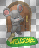 Funny Mouse Cleans Welcome Home
