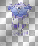 Scary Blue Cloud Lightning Storm Rain