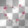 heart transparent pink valentine [1ֆ] 