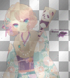 anime girl at festival