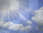 Sunrays & clouds.
