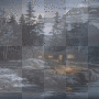landscape goth, haunted ,house, tranda