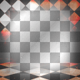 Checkered frame,orange.