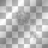 Deco Transparent Flowers BG~Silver©Mousey2012